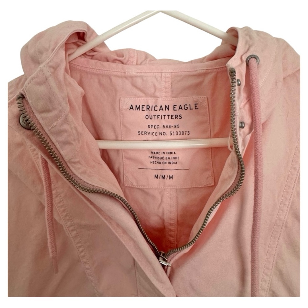 American Eagle Pink Anorak Jacket M